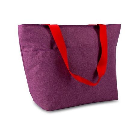 Roost Borsa Grande 35x50x16mm Viola Elegante Rosso Vivo  