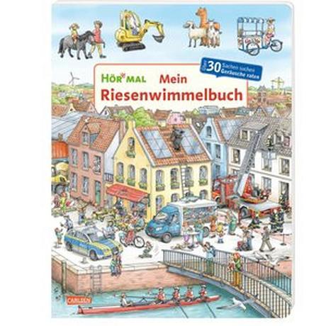 Hör mal (Soundbuch): Mein Riesenwimmelbuch Zimmer, Christian; Zimmer, Christian (Illustrationen) Gebundene Ausgabe 