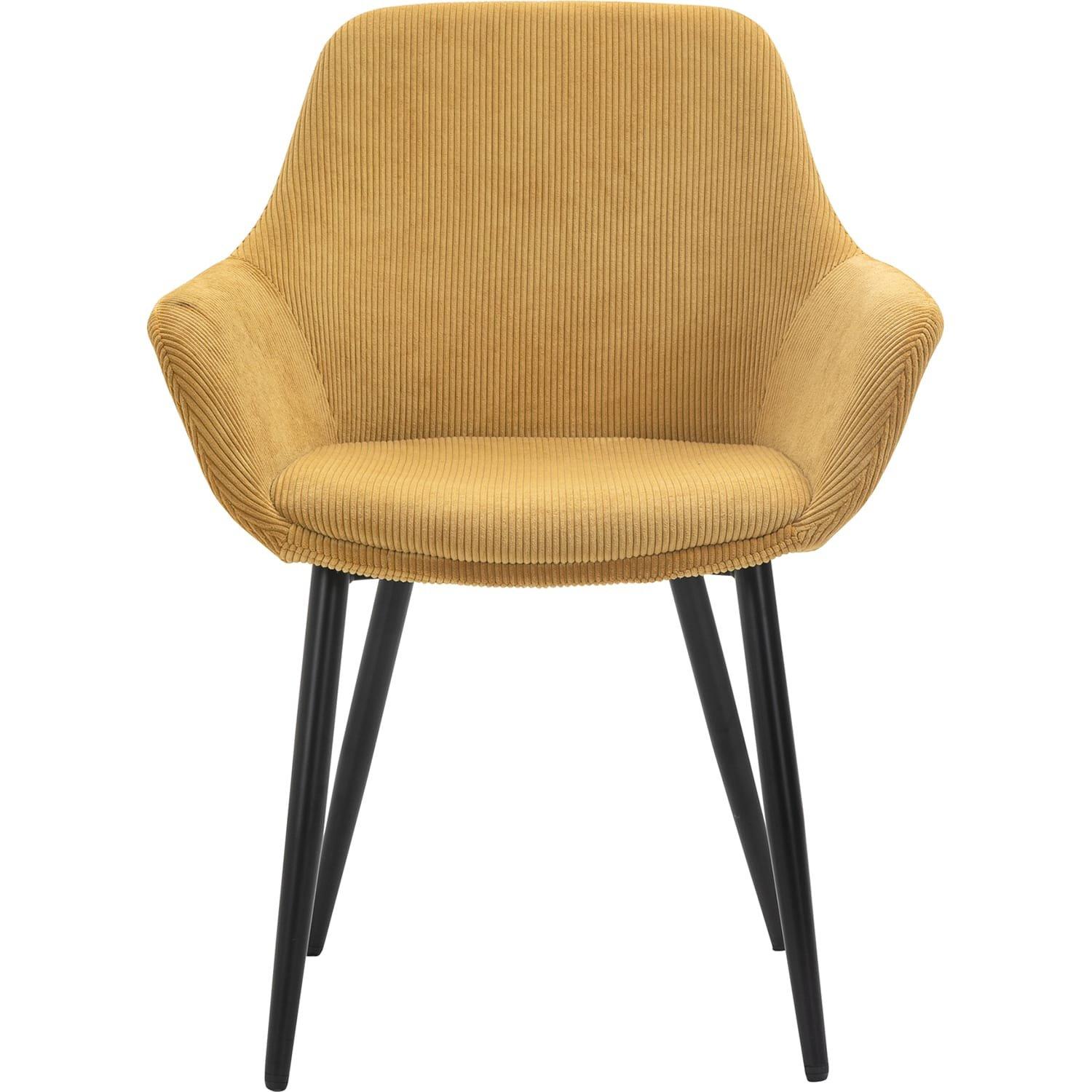 mutoni Fauteuil Home jaune (série de 2)  