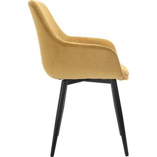 mutoni Fauteuil Home jaune (série de 2)  