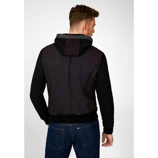 RICANO  Lederjacke Egon, Baumwoll-Leder Mix Hoody 