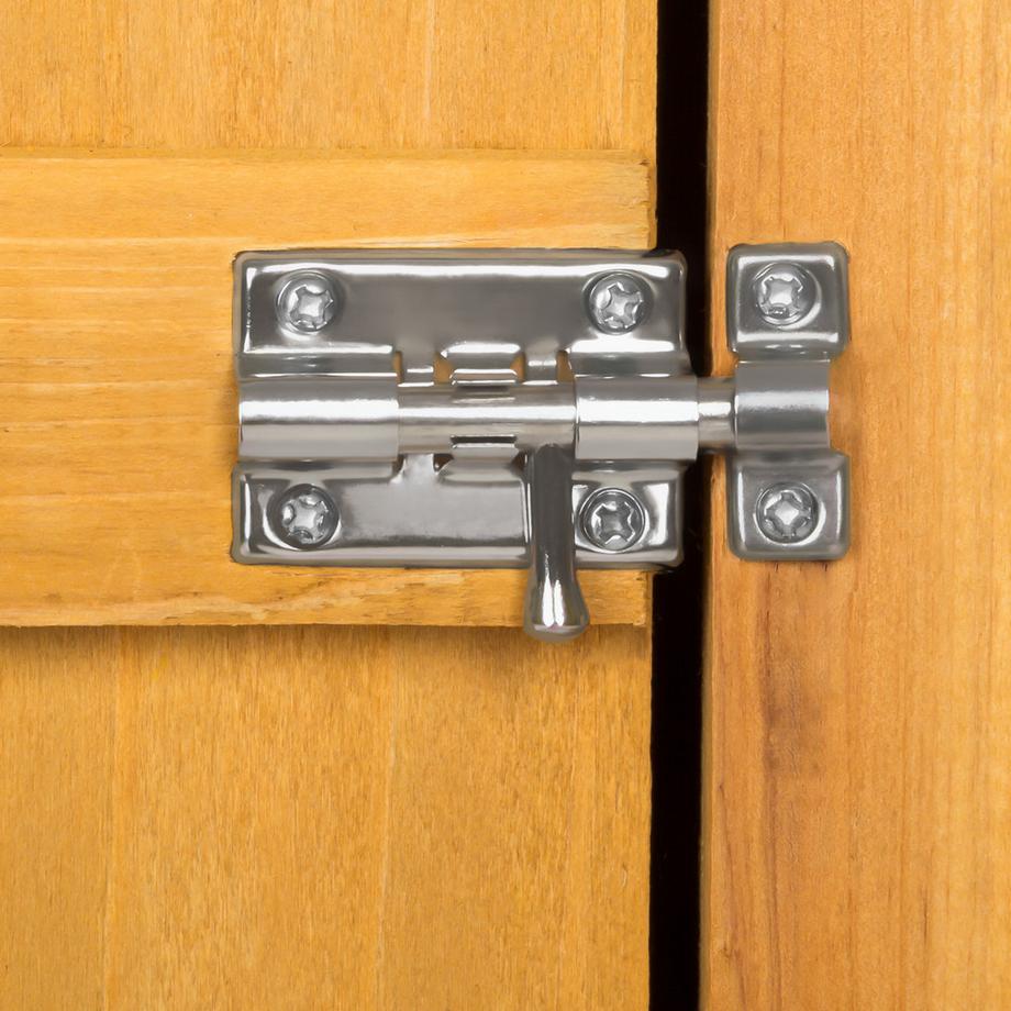 Tectake  Gartenschrank mit Flachdach Taman aus imprägniertem Nadelholz zwei Regalböden 