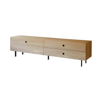 TV Schrank aus massivem Eichenholz 200 cm Jeanne