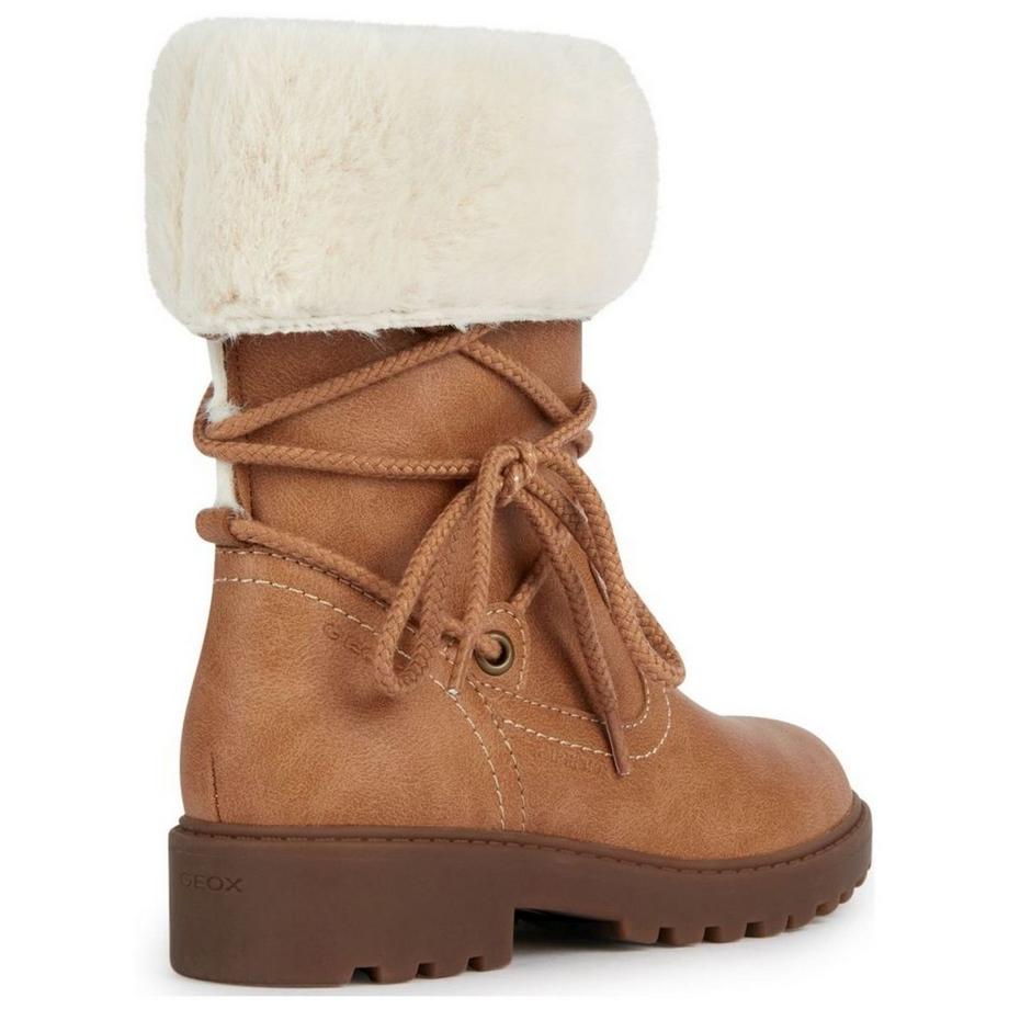 GEOX Bottes d'hiver avec bordure en fausse fourrure  
