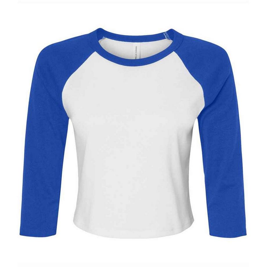 Bella + Canvas T-shirt Raglan Manches 3/4  