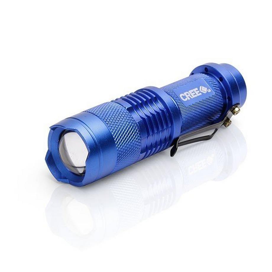 eStore  Lampe de poche LED CREE Ultrafire - Bleu 