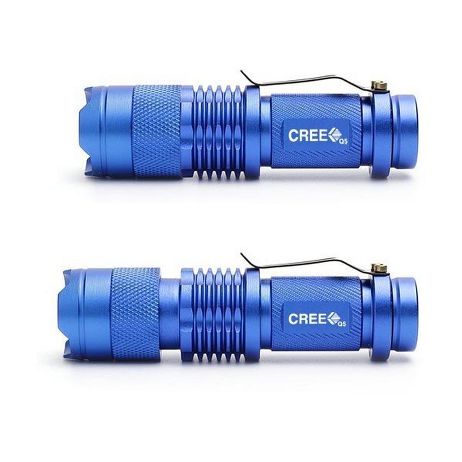 eStore  Lampe de poche LED CREE Ultrafire - Bleu 