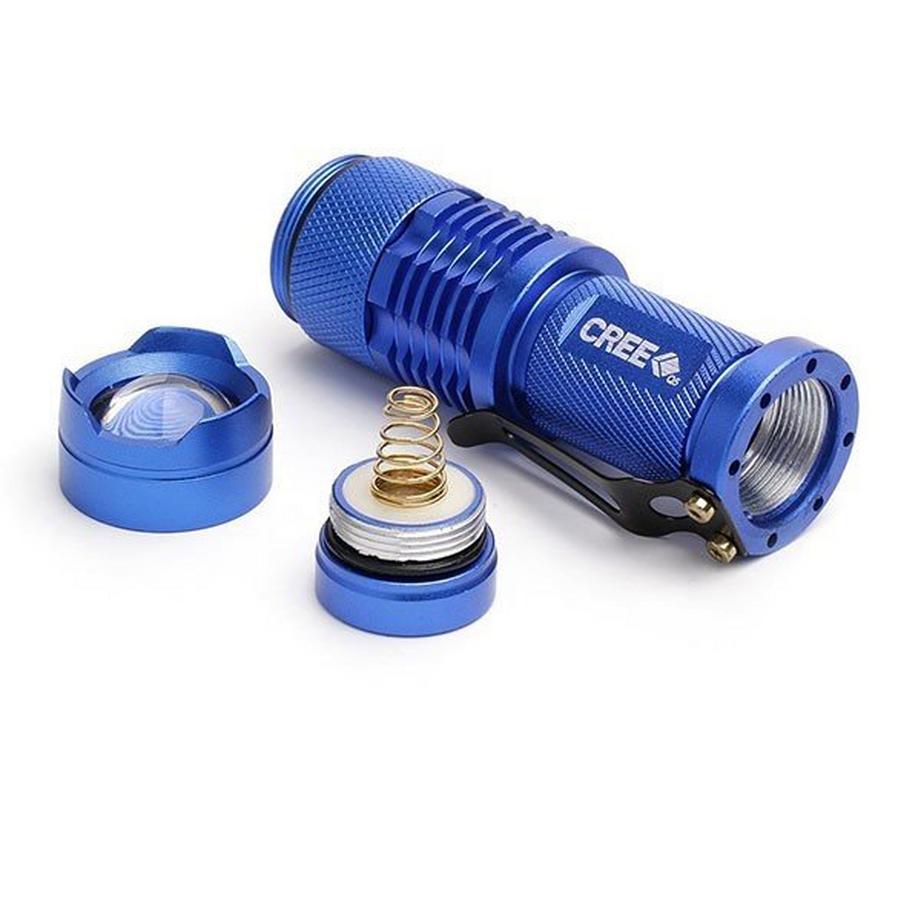 eStore  Lampe de poche LED CREE Ultrafire - Bleu 