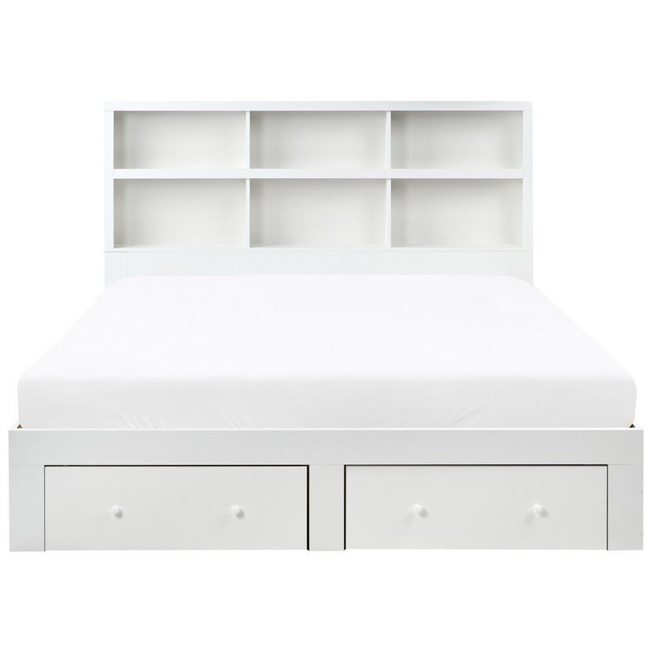 Beliani Bett mit Schubladen aus MDF-Platte  TARARE  