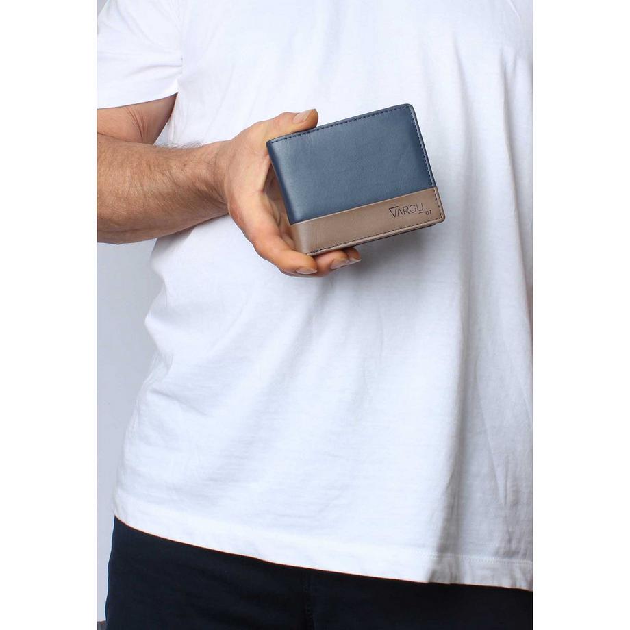 VARGU HEYK 1-A Portefeuille en cuir véritable  