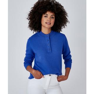 Damart  Pull col montant, maille jersey souple. 