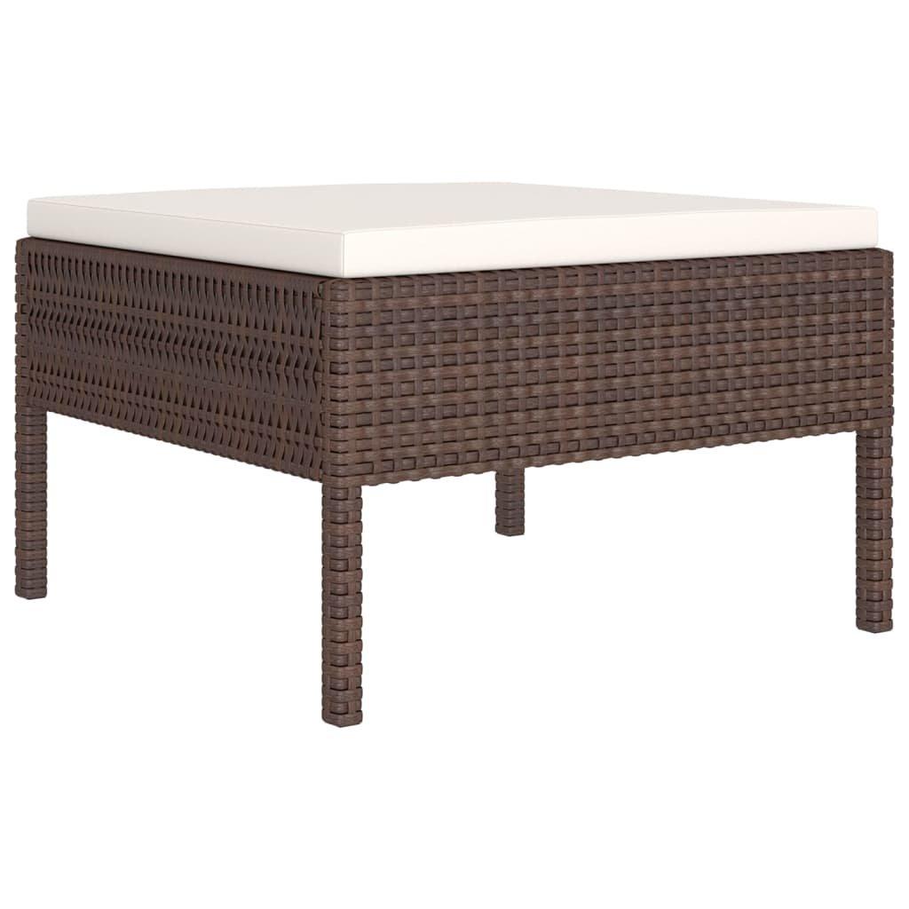 VidaXL Garten-sofagarnitur poly-rattan  