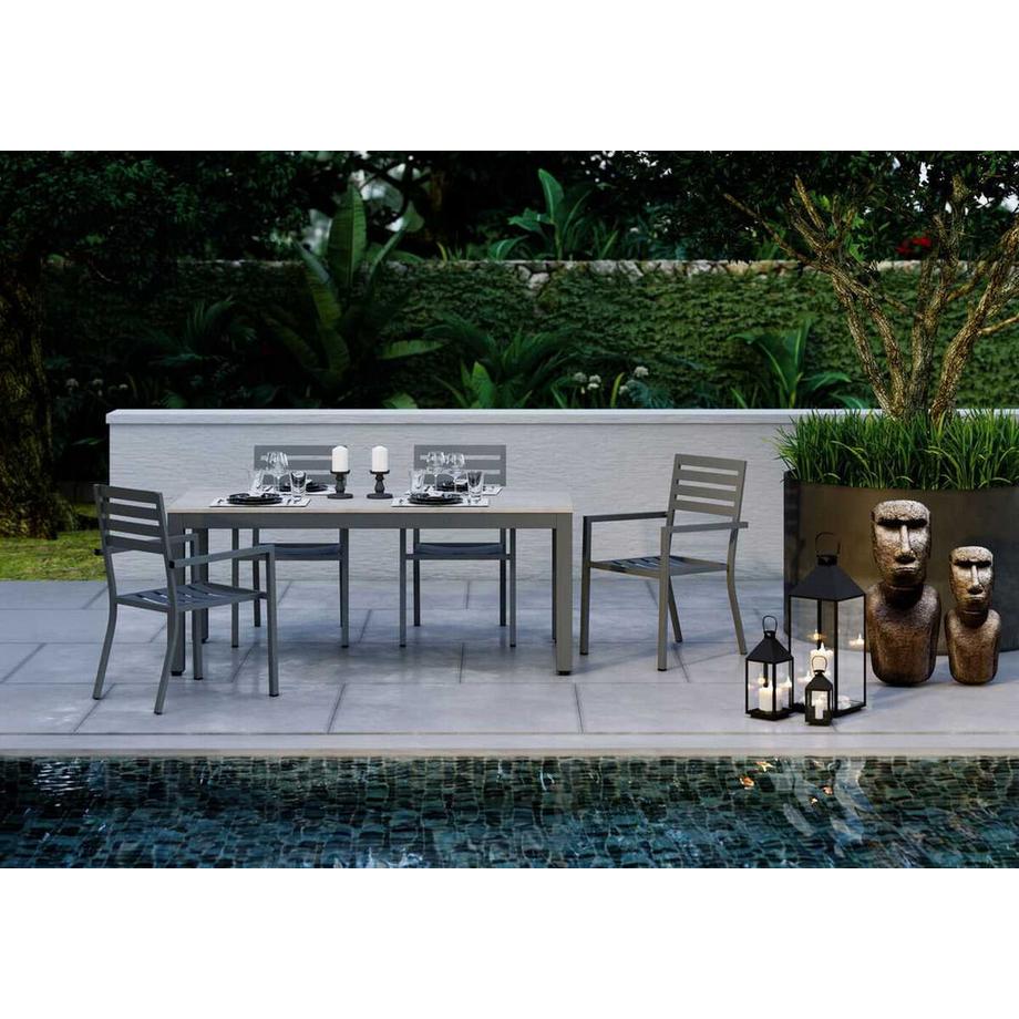 KARE Design Lanterne Giardino noir or (set de 4)  