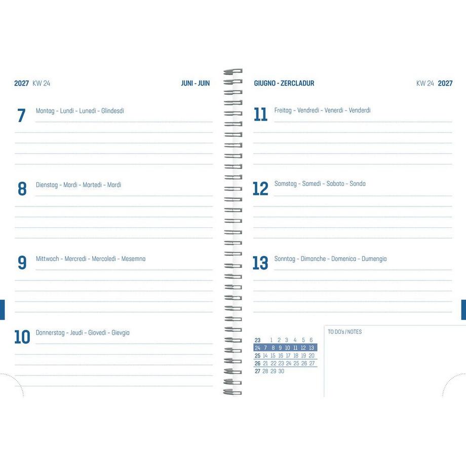 Simplex agenda scolaire  en papier kraft  