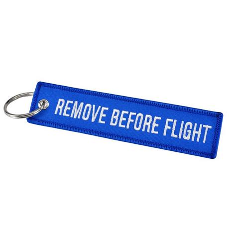 aeroshop.ch  Porte-clés REMOVE BEFORE FLIGHT bleu 