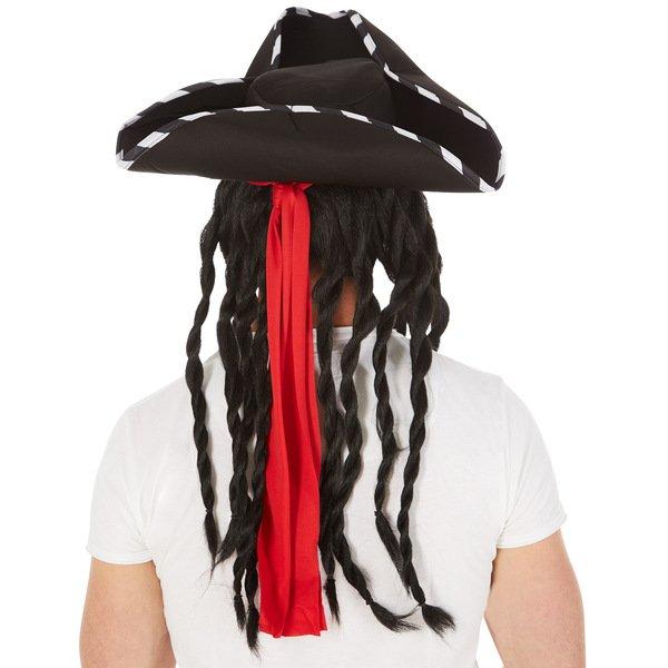 Tectake  Perruque de Capitaine Jack 