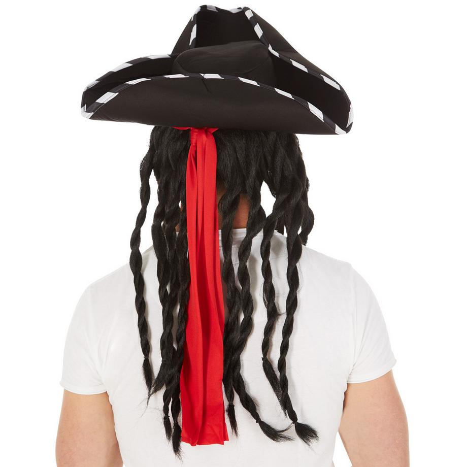 Tectake  Perruque de Capitaine Jack 