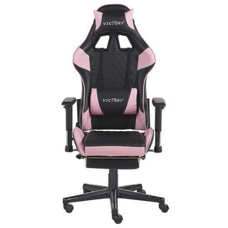 Beliani Siège de gaming en Cuir PU Rétro VICTORY  