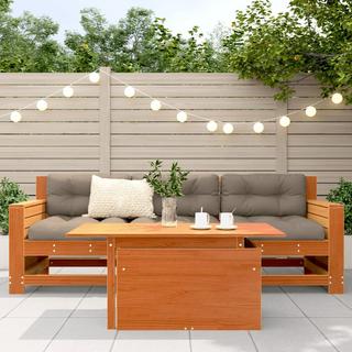 VidaXL Table de jardin bois de pin  