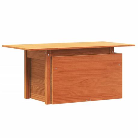 VidaXL Table de jardin bois de pin  