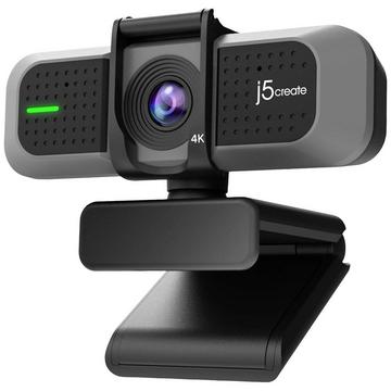 -N 4K-Webcam 3840 x 2160 Pixel Integrierte Abdeckblende, Mikrofon, Klemm-Halterung
