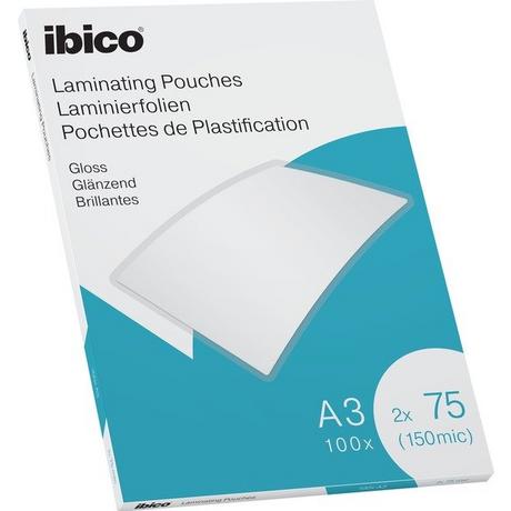 Ibico  IBICO Laminiertasche A3 627319 glanz, 75my 100 Stk 