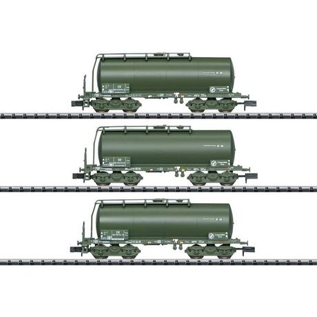 MiniTrix  N 3er-Set Kesselwagen USTC der DB 