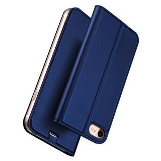 DuxDucis  iPhone 8 / 7 - Dux Ducis étui cuir flip folio  foncé 