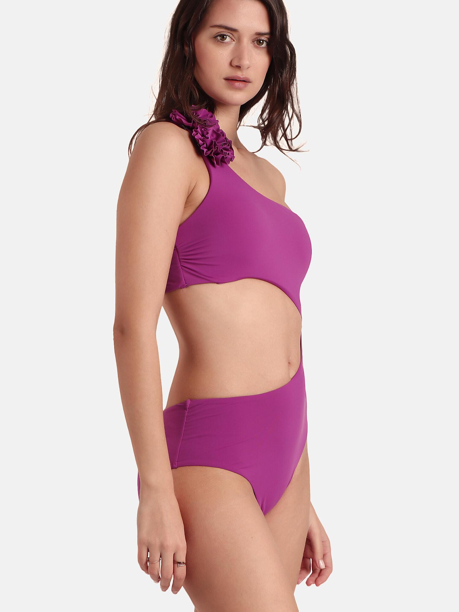 Admas  Maillot de bain 1 pièce asymétrique préformé Beach Style 