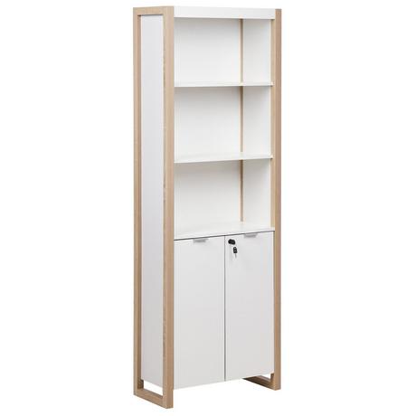 Beliani Bücherschrank aus Faserplatte Modern JOHNSON  