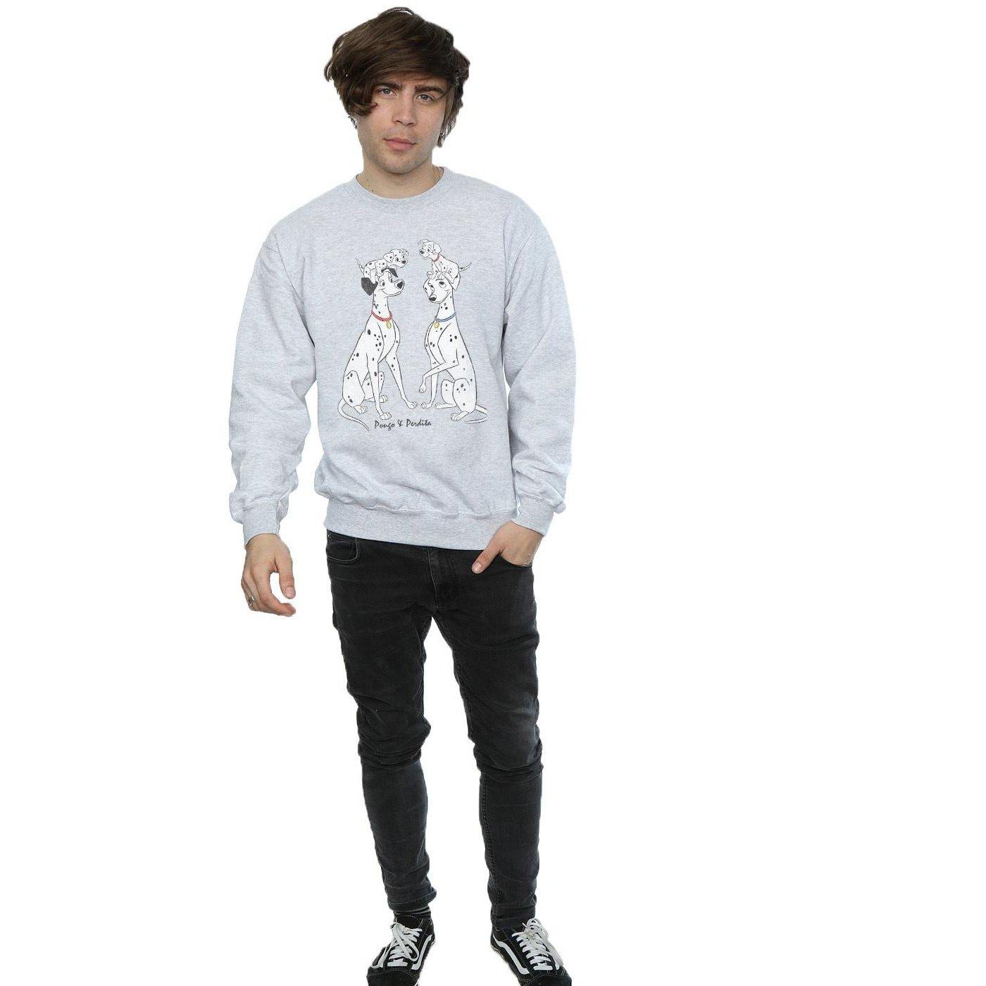 Disney  101 Dalmatians Pongo And Perdita Sweatshirt 