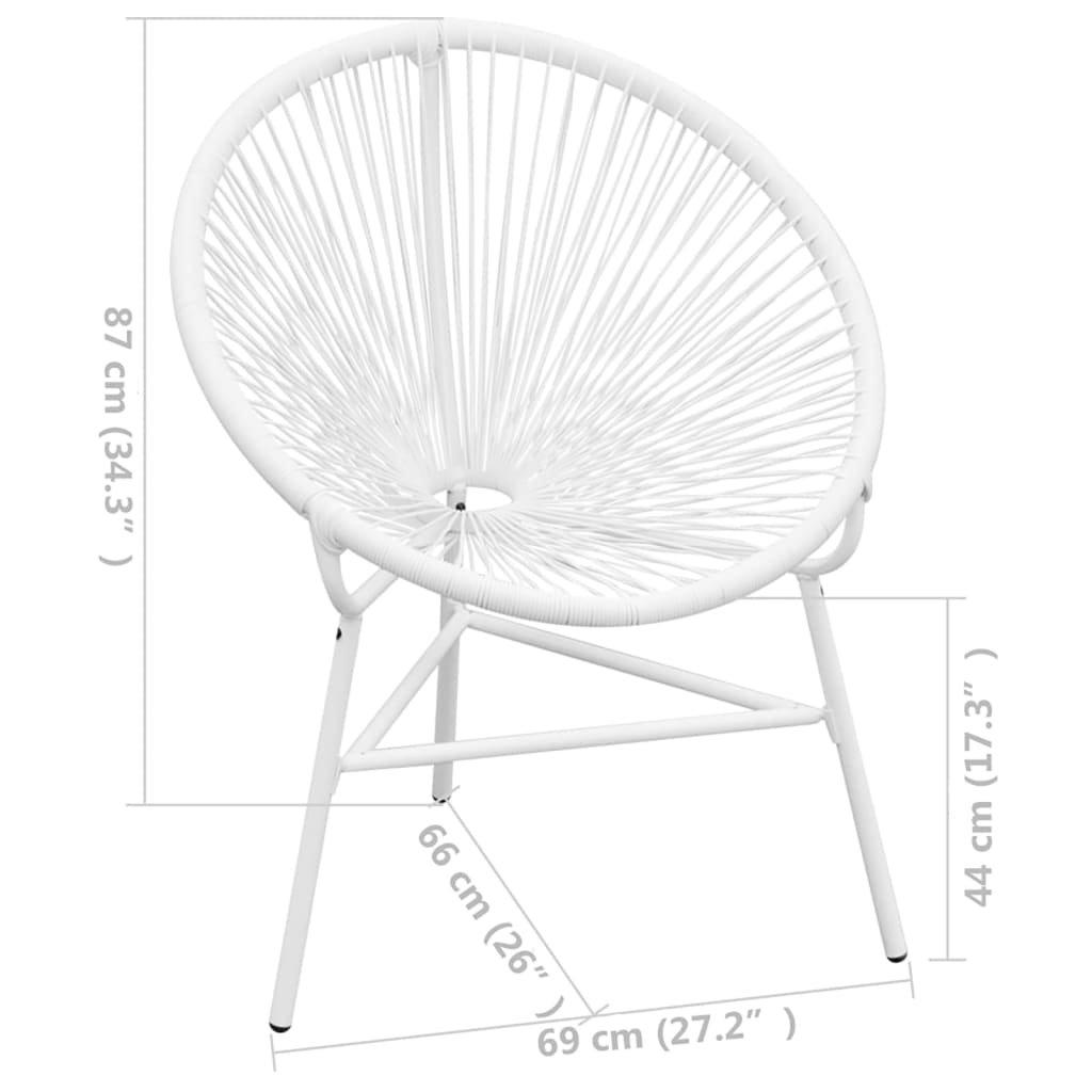 VidaXL Gartenstuhl poly-rattan  