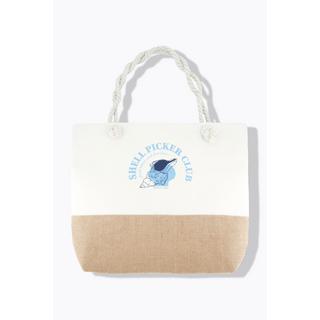 Ulla Popken Grosse Muschel Strandtasche Seilhenkel  