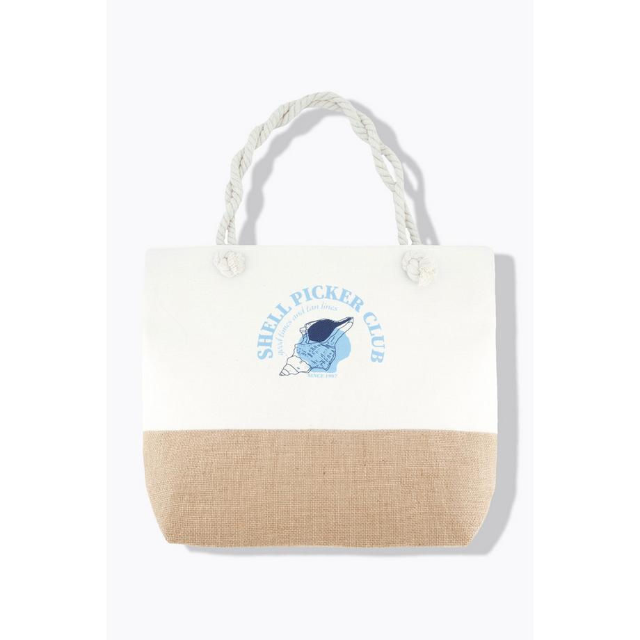 Ulla Popken Grand Cabas Plage Coquillage Anses Corde  