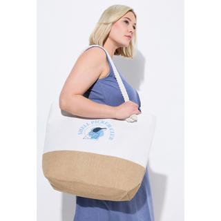 Ulla Popken Grosse Muschel Strandtasche Seilhenkel  