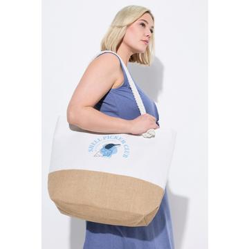 Strandtasche, groß, Muschel, Seilhenkel