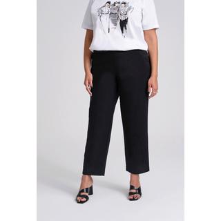 Ulla Popken  Pantalon chino Ruby 7/8 - taille élastique, jambe droite et large 