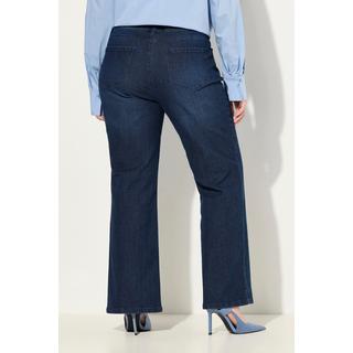 Ulla Popken  Jean Mary jambe large, coupe 5 poches, matière stretch extensible 