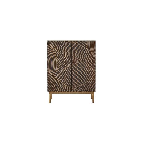 Tikamoon  Credenza in mango massello e terrazzo 80 cm Bilal 