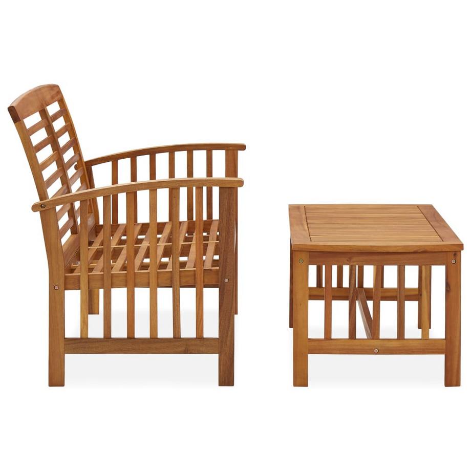 VidaXL set divano da giardino Legno  