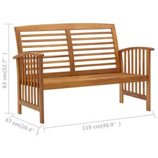 VidaXL Garten-lounge-set holz  