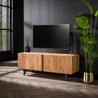 mutoni Bloc meuble bas TV acacia naturel 135  