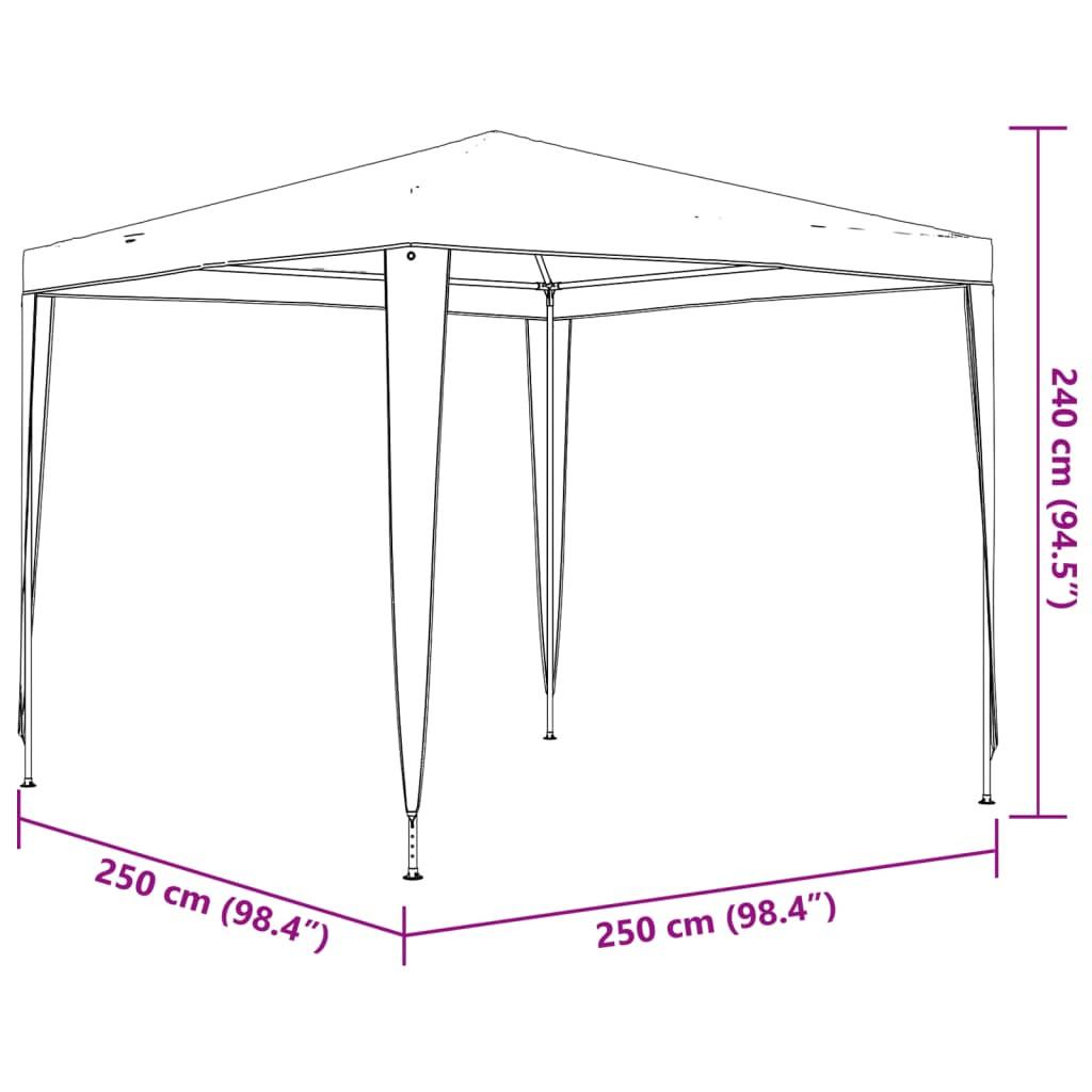 VidaXL tenda da festa Polietilene  