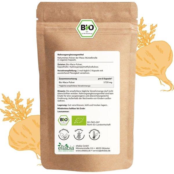 Eltabia  Gélules de maca bio 