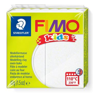 Staedtler FIMO Kids 42G Blanc Paillete/ 8030-052