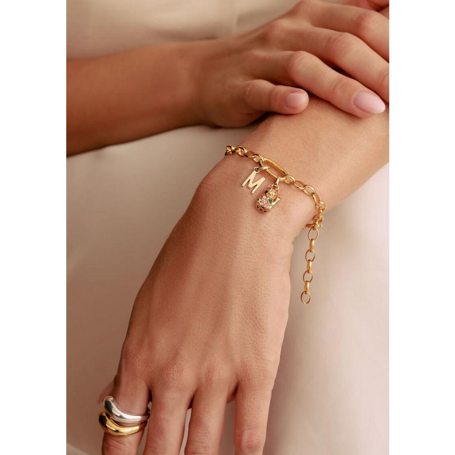 Thomas Sabo  Bracelet à breloques avec maillon Connect dé 