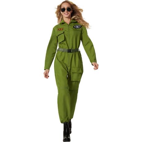 Tectake  Costume da donna Jet Fighter Pilot 