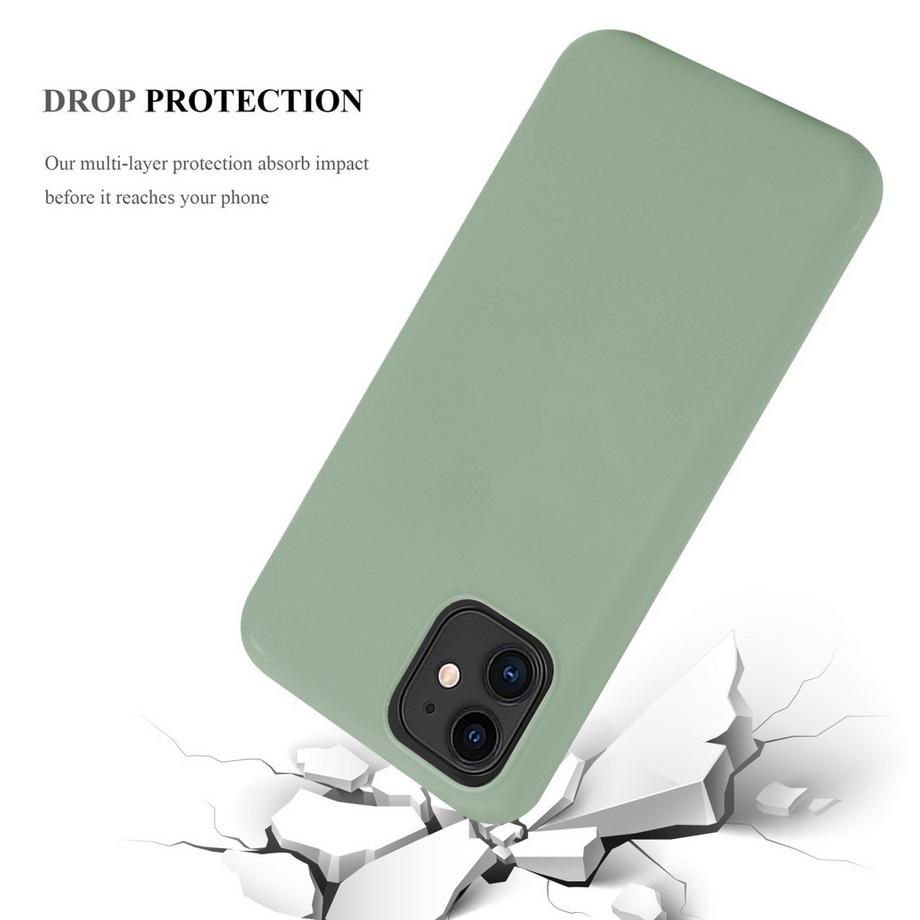 Cadorabo  Hülle für Apple iPhone 11 in CANDY PASTELL GRÜN - Schutzhülle aus flexiblem TPU Silikon 