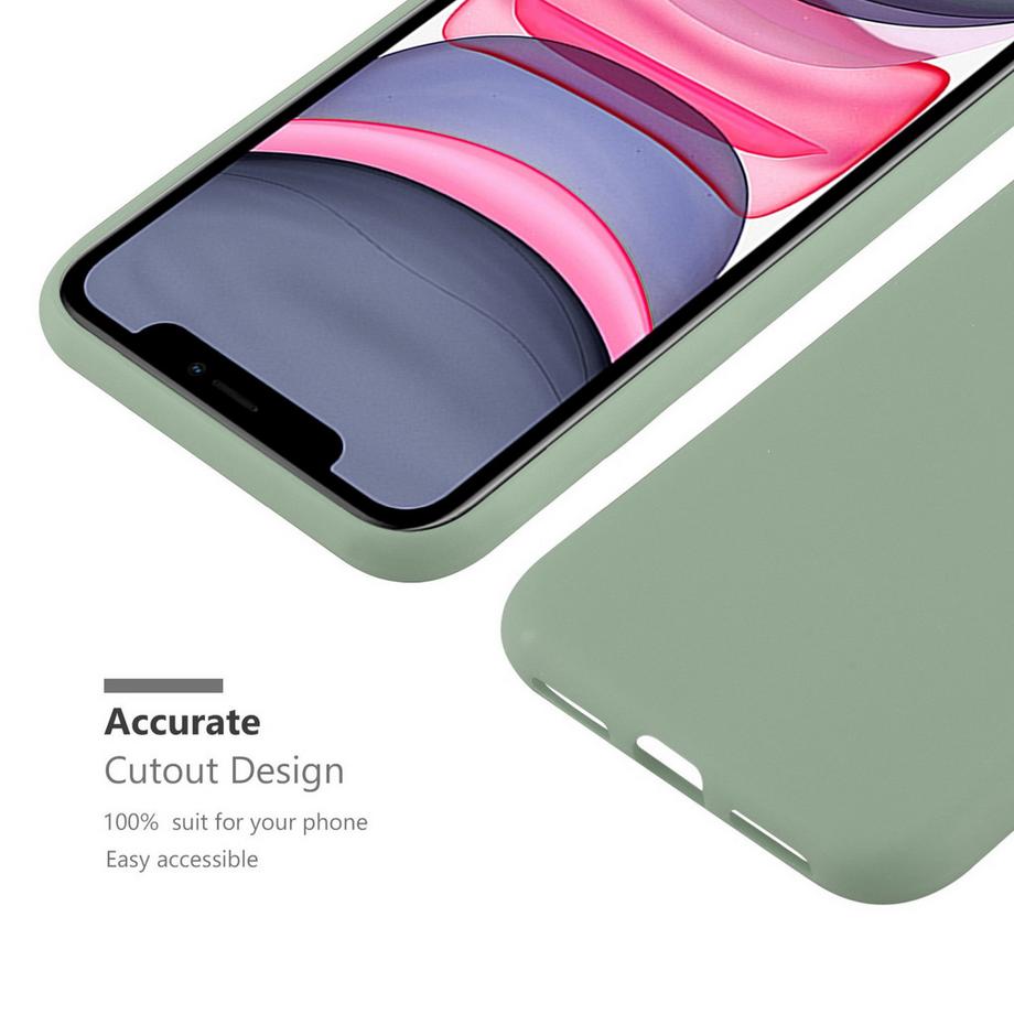 Cadorabo  Hülle für Apple iPhone 11 in CANDY PASTELL GRÜN - Schutzhülle aus flexiblem TPU Silikon 