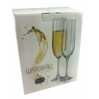 Aulica Champagnergläser Waterfall - Set von 6  